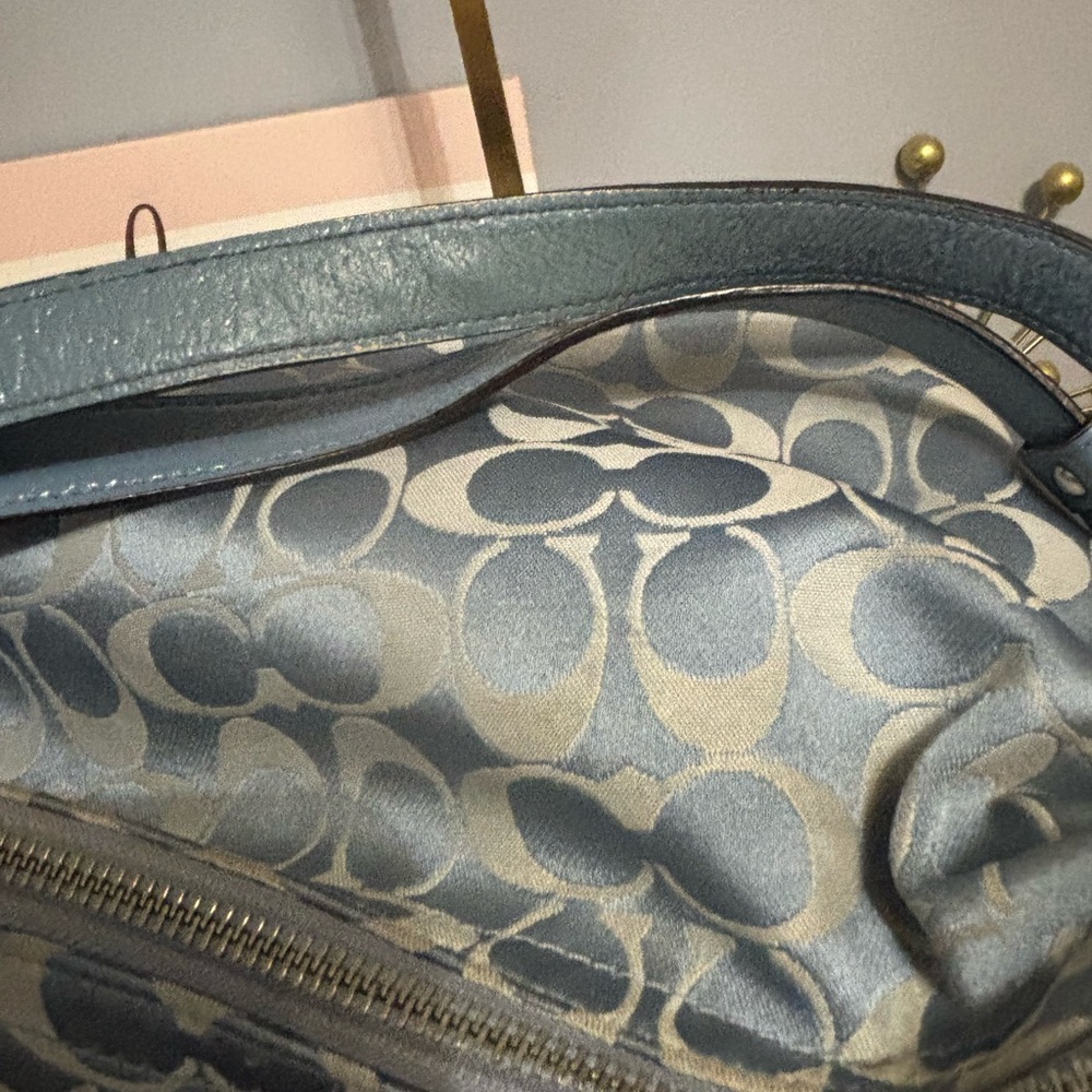 Sold
Coach Blue Patterned Shoulder Bag - Picture 5 of 10